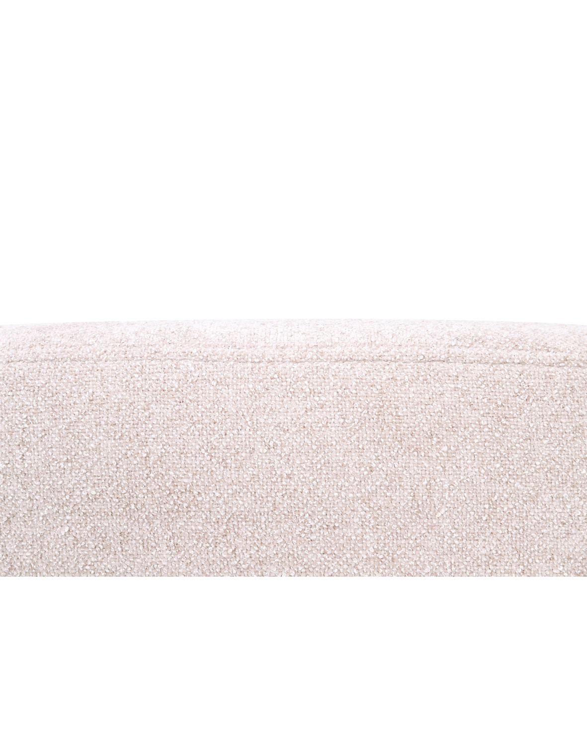 kwadratowy hoker do kuchni z podnóżkiem dolly, beż