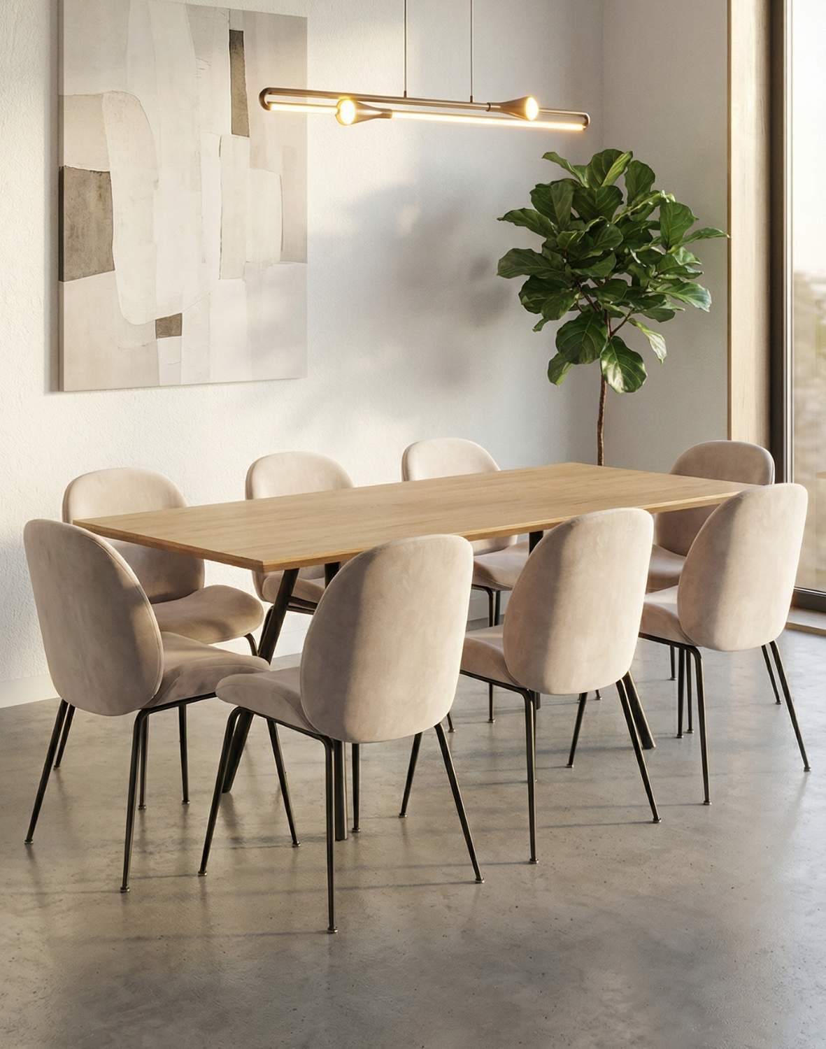 krzesło na metalowych nogach dori black beż