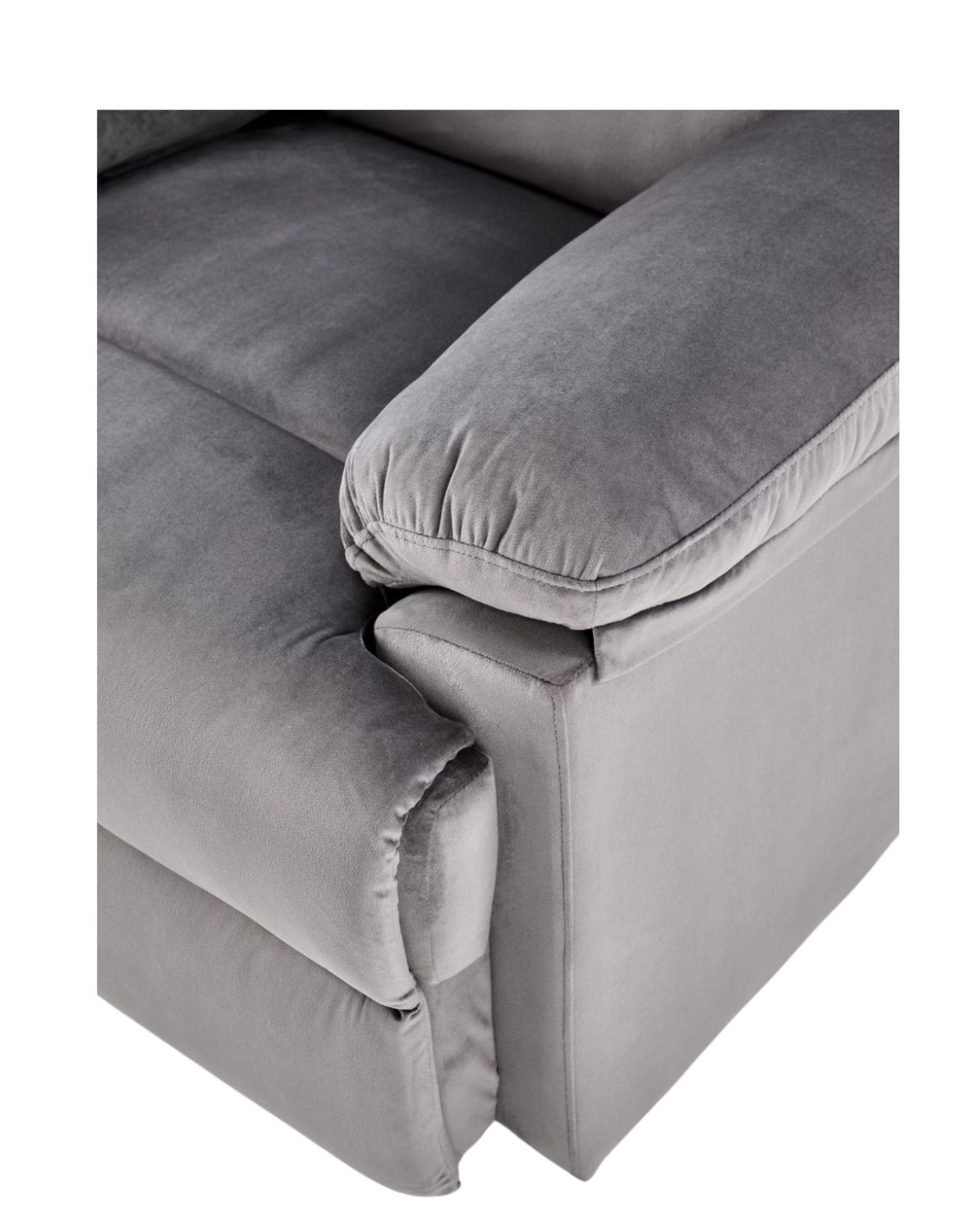 fotel rozkładany z funkcją relax drager, szary