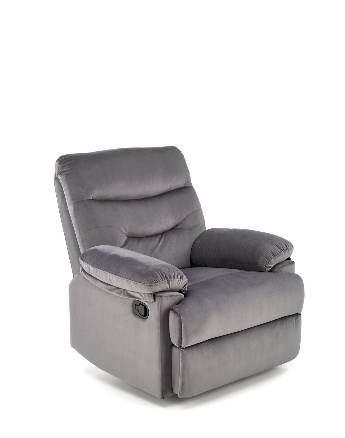 fotel rozkładany z funkcją relax drager, szary