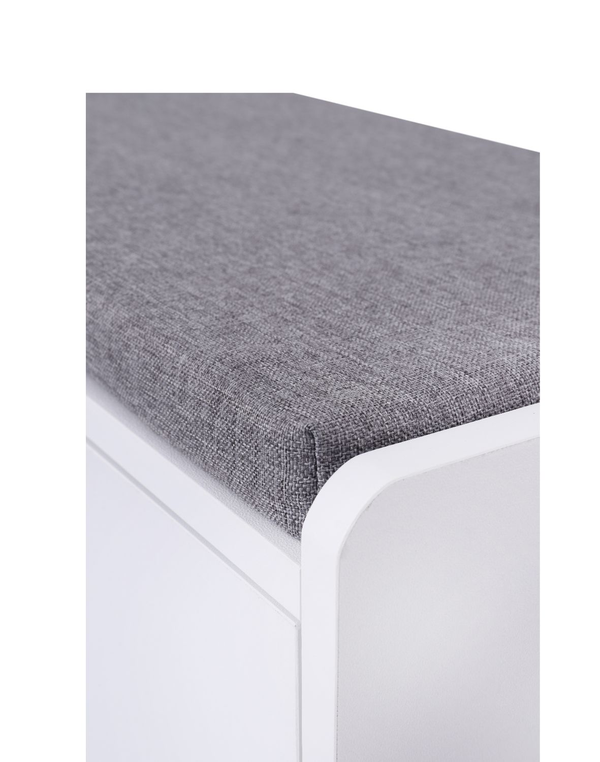 szafka na buty z siedziskiem duna, biała