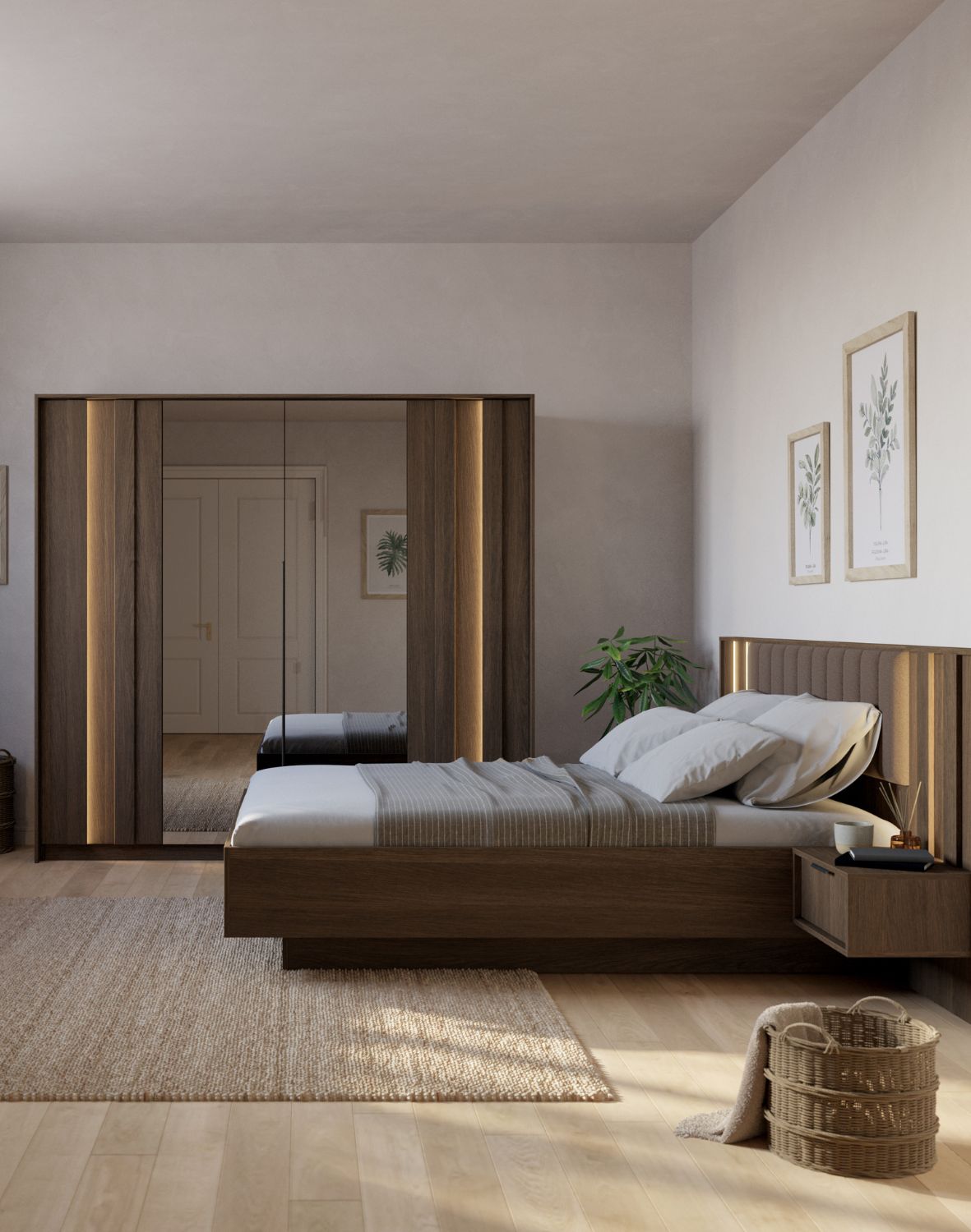 duża czterodrzwiowa szafa amaro dąb dunin