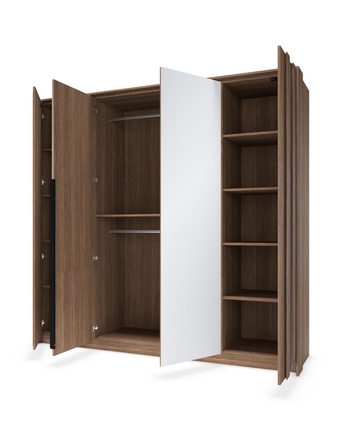 duża czterodrzwiowa szafa amaro dąb dunin