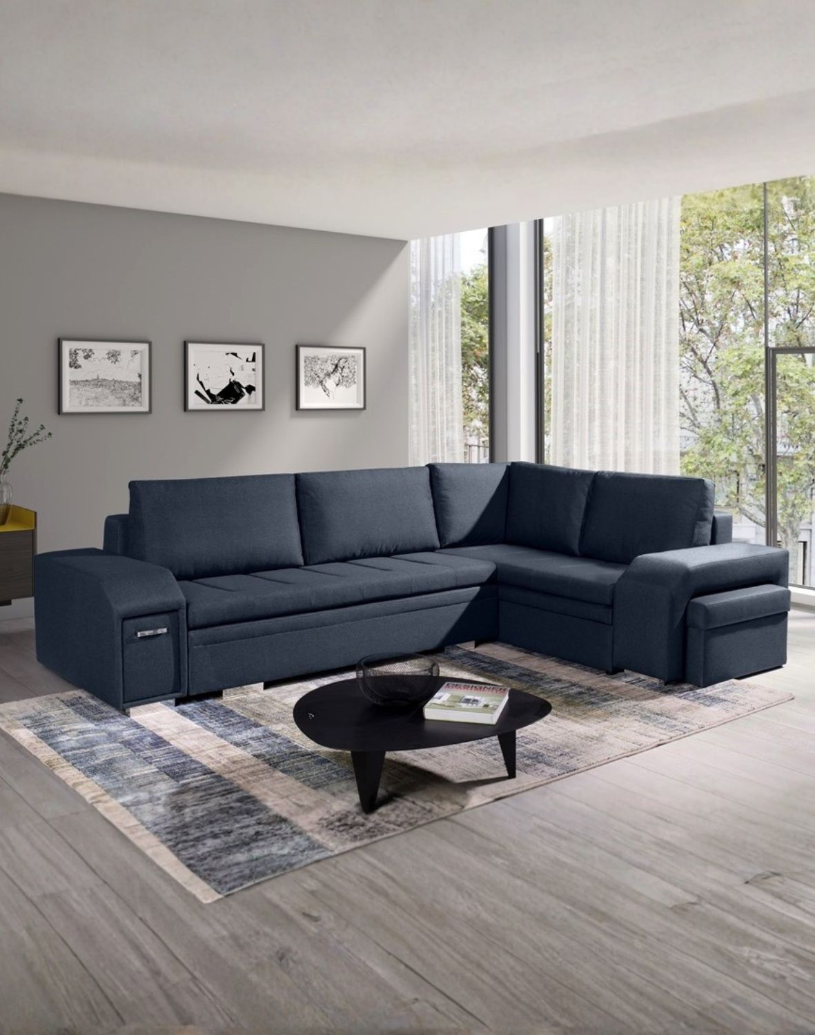 duży narożnik z barkiem ail