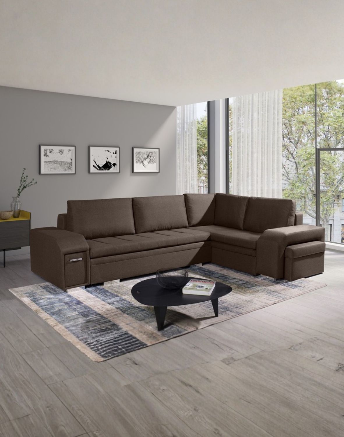 duży narożnik z barkiem ail