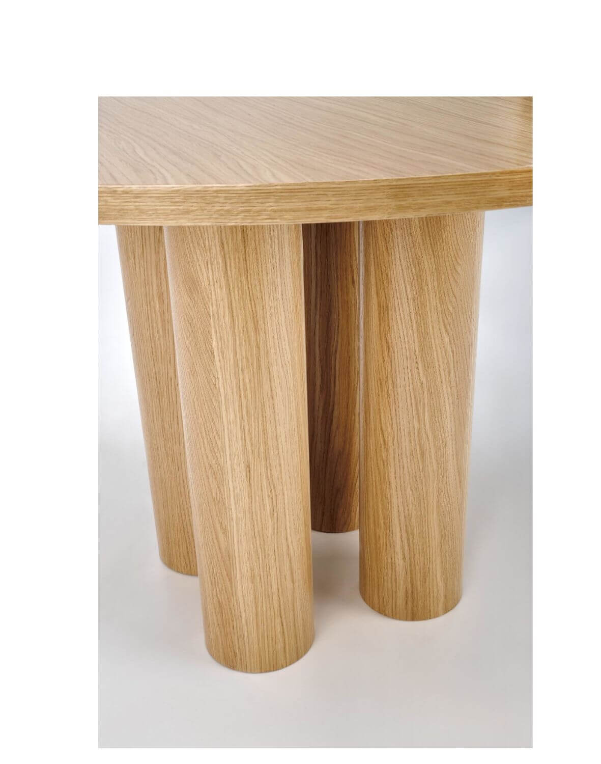 stół okrągły elefante 120 cm, dąb naturalny