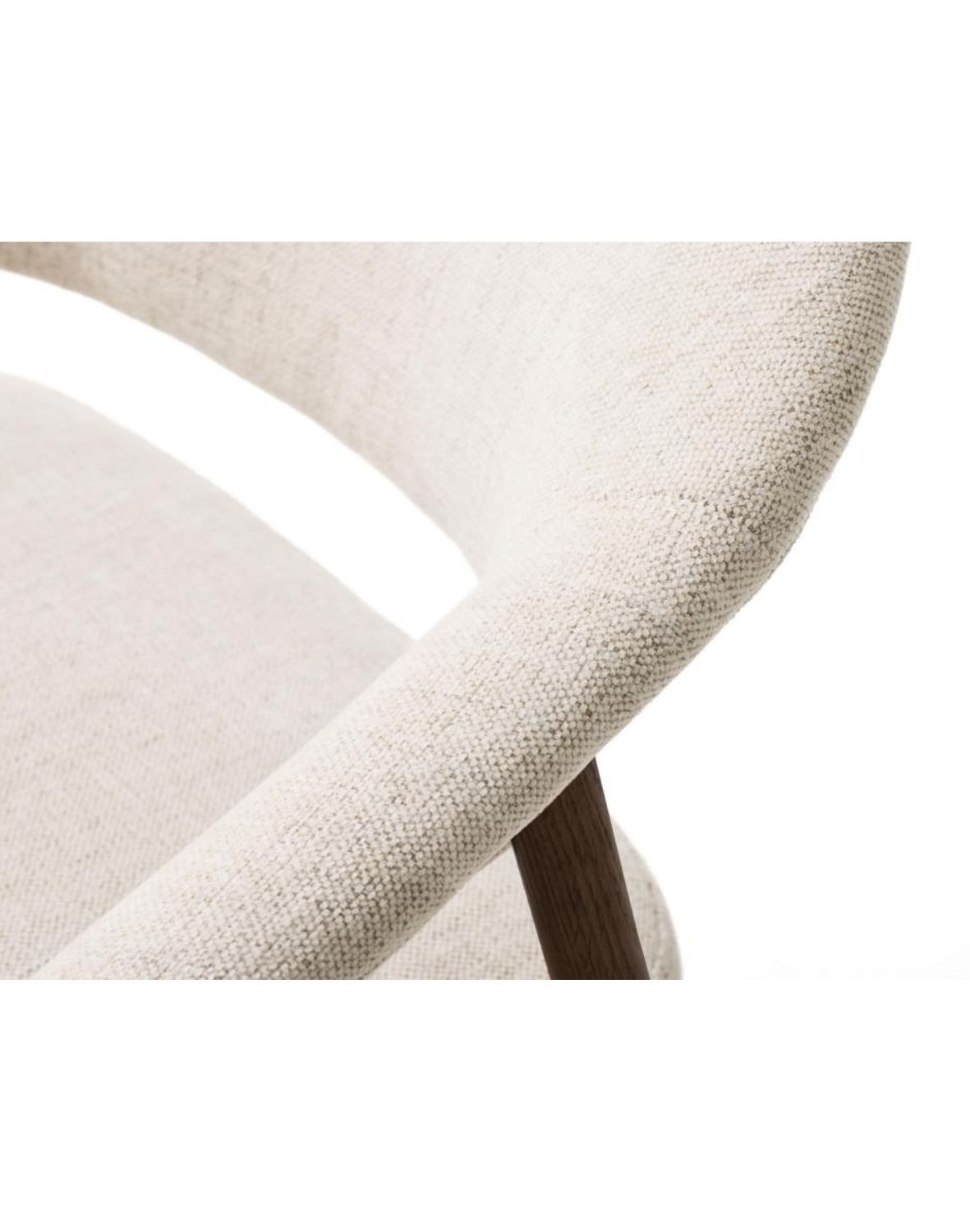 fotel tapicerowany elk, ciemny dąb (56160100)