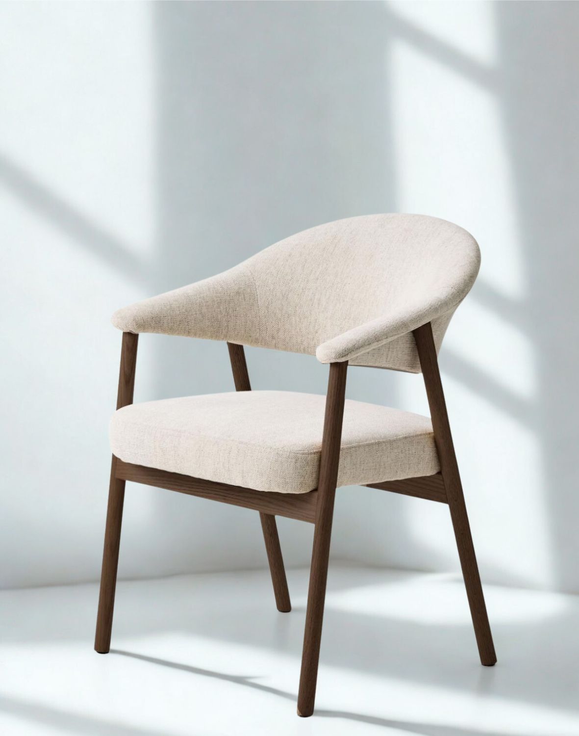 fotel tapicerowany elk, ciemny dąb (56160100)