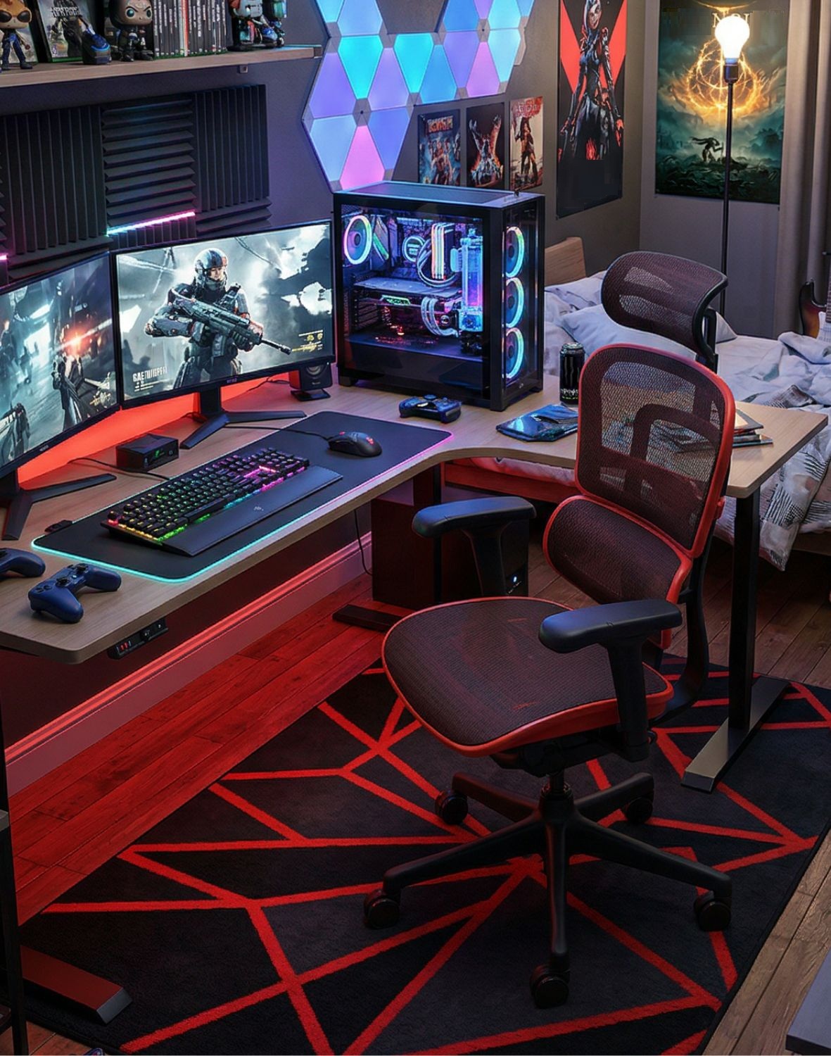 Fotel gamingowy Ergohuman 2 Ultra Equator Red