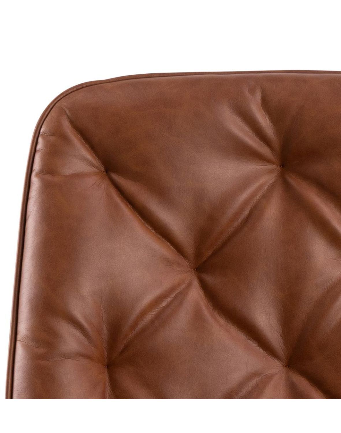 krzesło biurowe erik, ekoskóra, regulowane, z pikowaniem (09073)