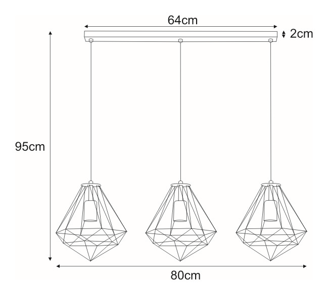 Lampa wisząca K-4004 Marko