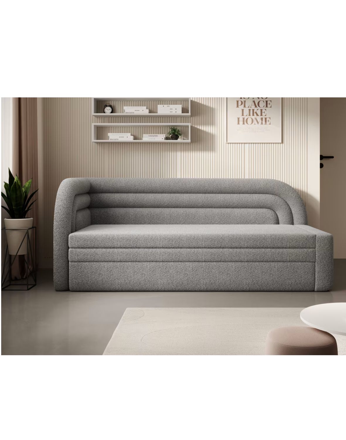 kanapa z funkcją spania fabillo z pojemnikiem - dostawa express