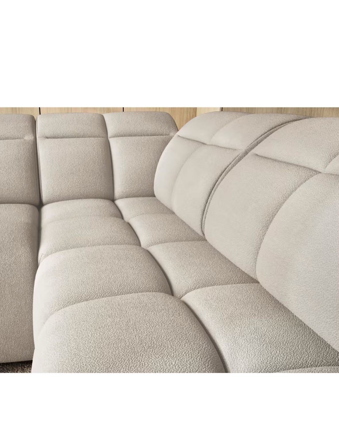 narożnik falconn z funkcją spania i elektrycznie wysuwanym siedziskiem