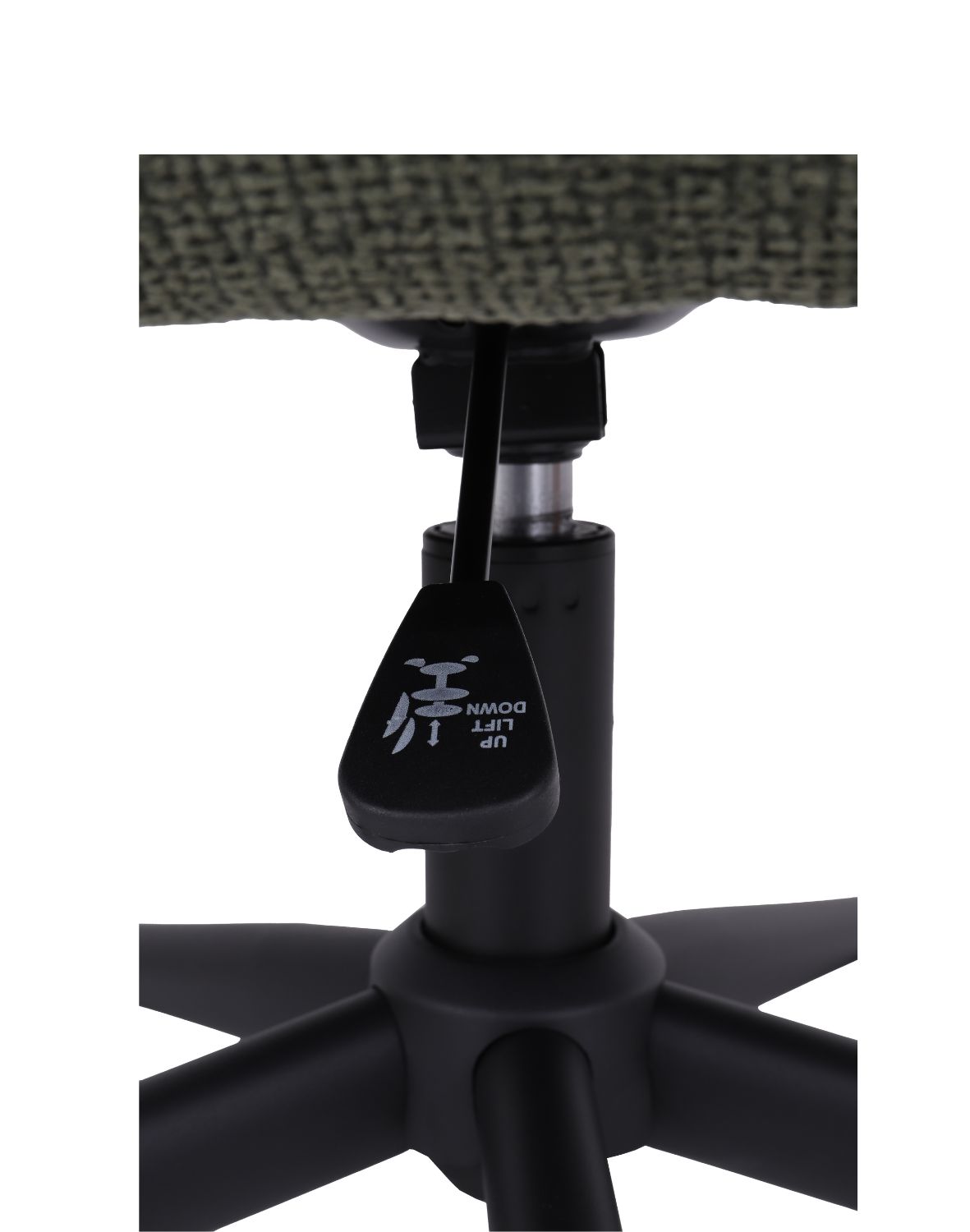 krzesło biurowe ferro, zielone, regulowane, obrotowe