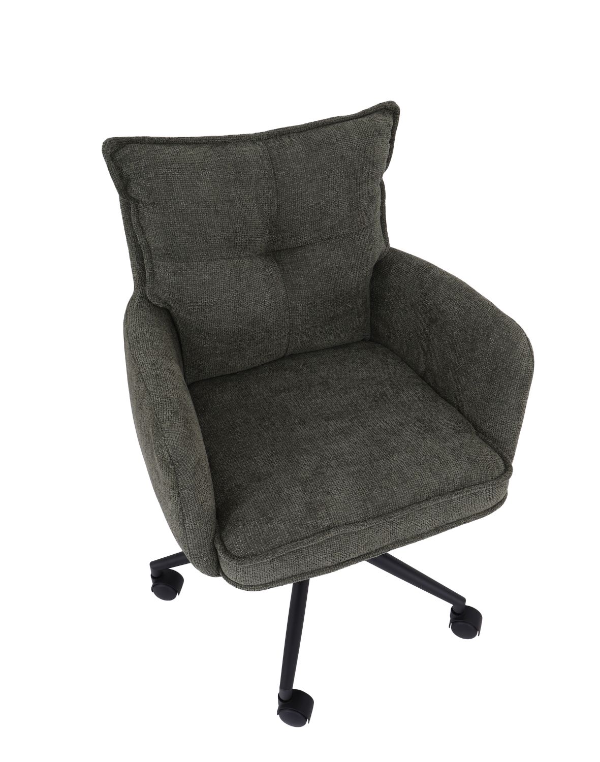 krzesło biurowe ferro, zielone, regulowane, obrotowe