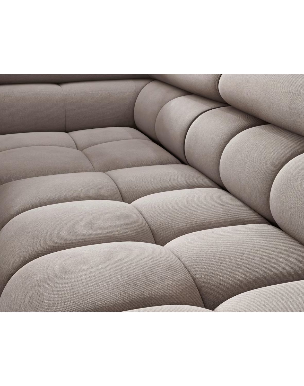 narożnik ferucce z funkcją spania i pojemnikiem, regulowane zagłówki