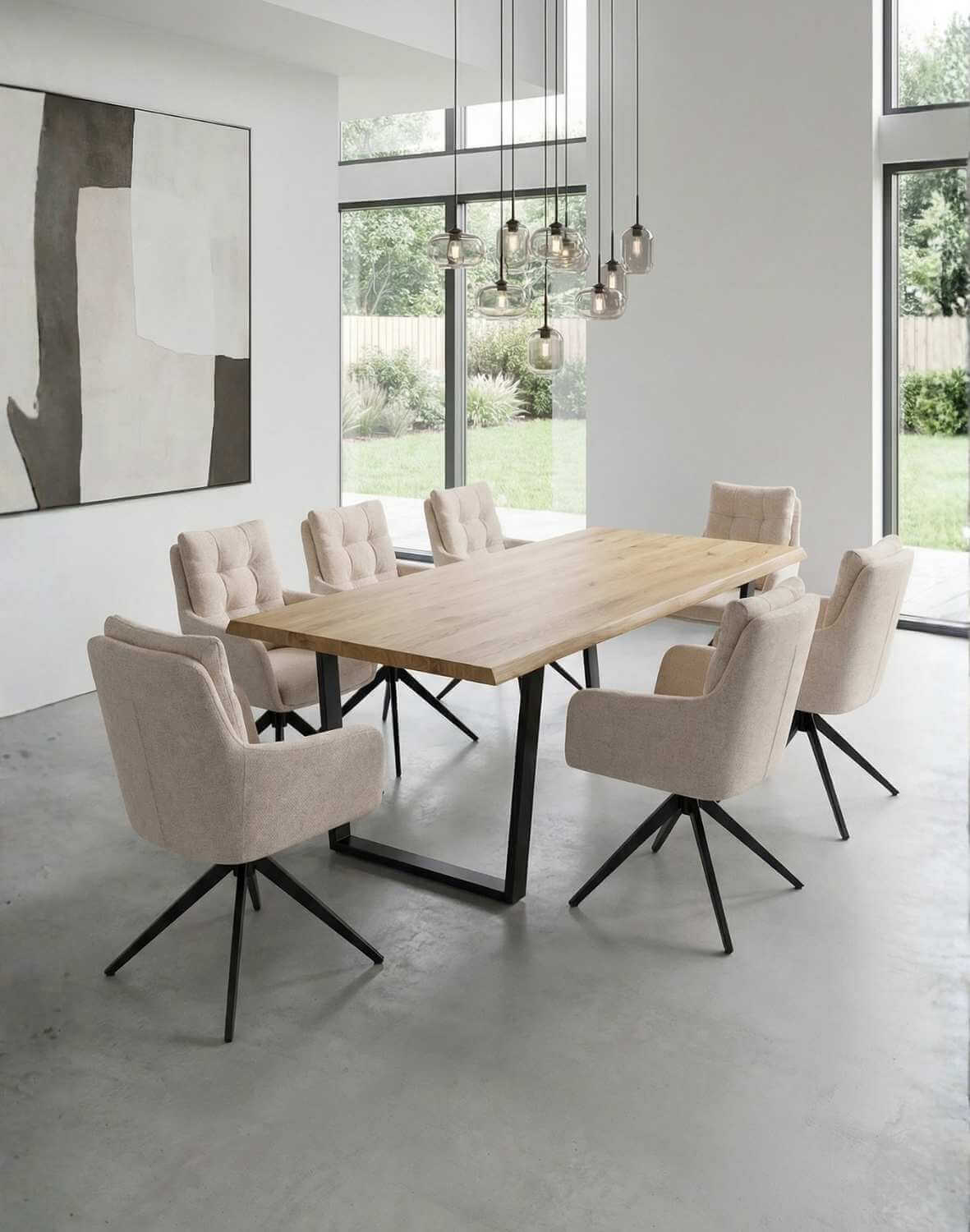 krzesło obrotowe z podłokietnikami fioro, beżowe