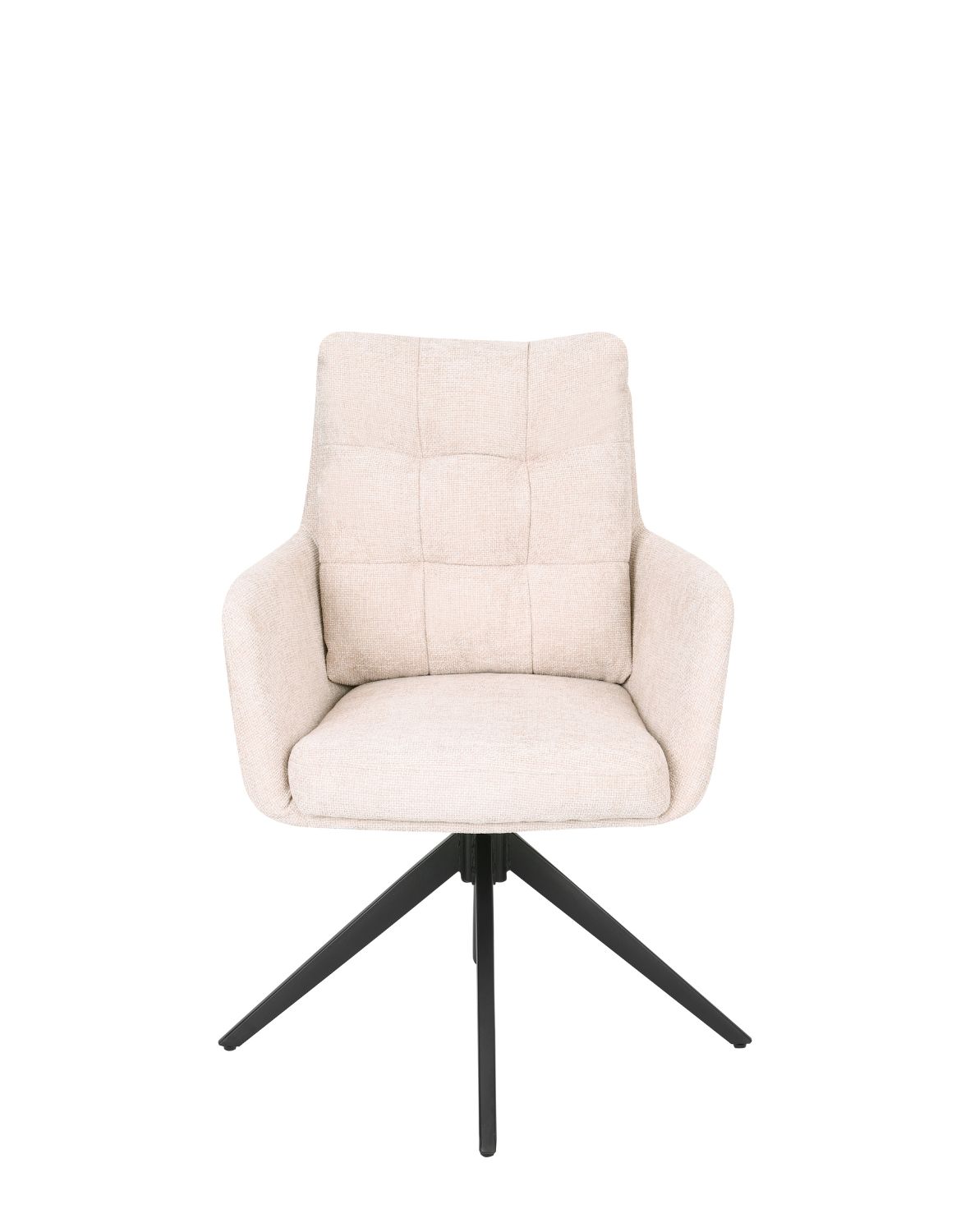 krzesło obrotowe z podłokietnikami fioro, beżowe