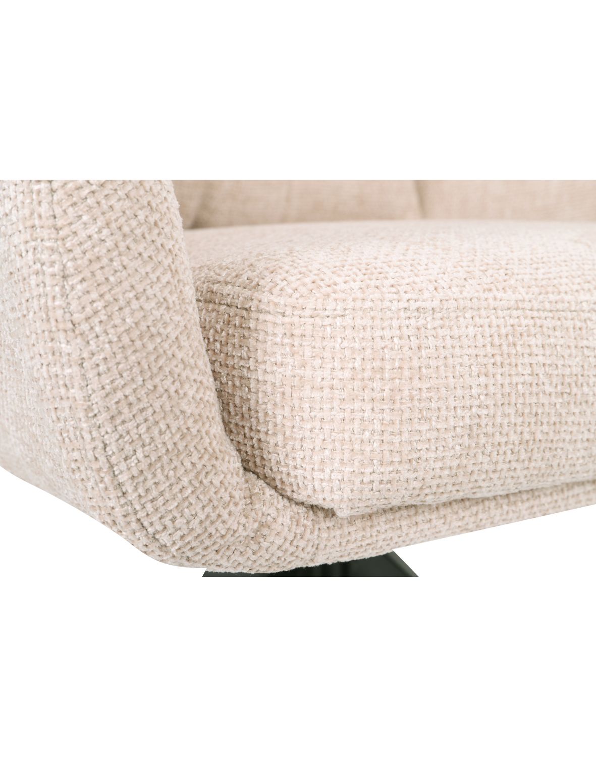 krzesło obrotowe z podłokietnikami fioro, beżowe