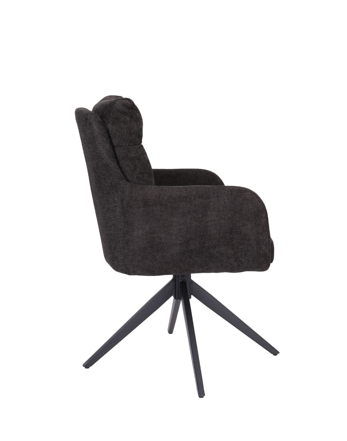 krzesło obrotowe z podłokietnikami fioro, czarne