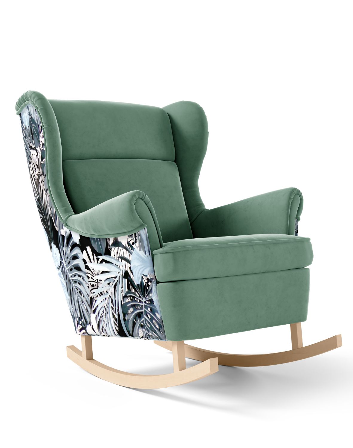 fotel bujany axel 195 miętowy