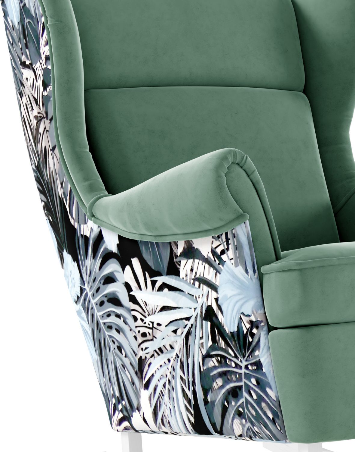 fotel bujany axel 195 miętowy