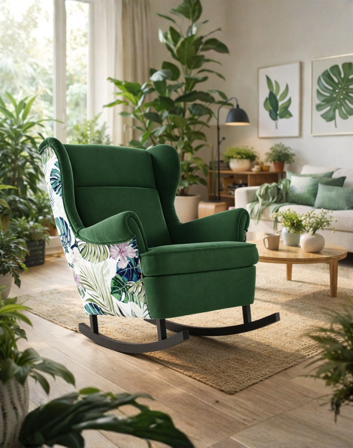 fotel bujany axel 195 zielony