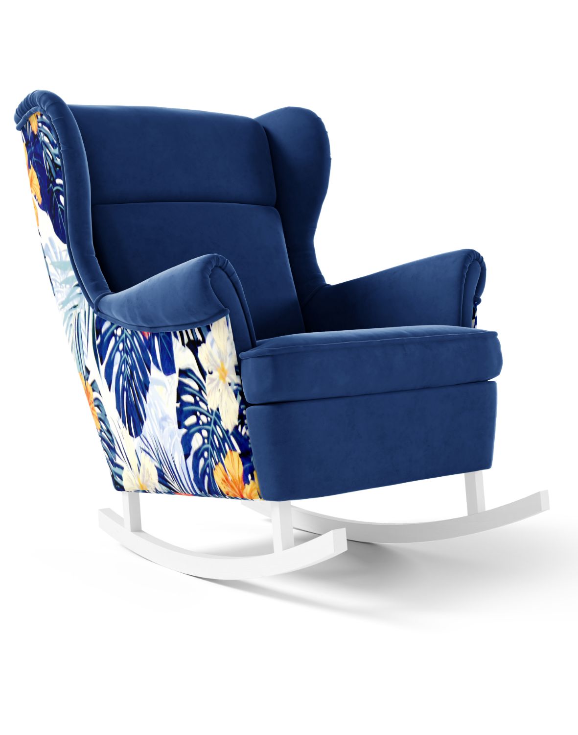 fotel bujany axel 195 niebieski