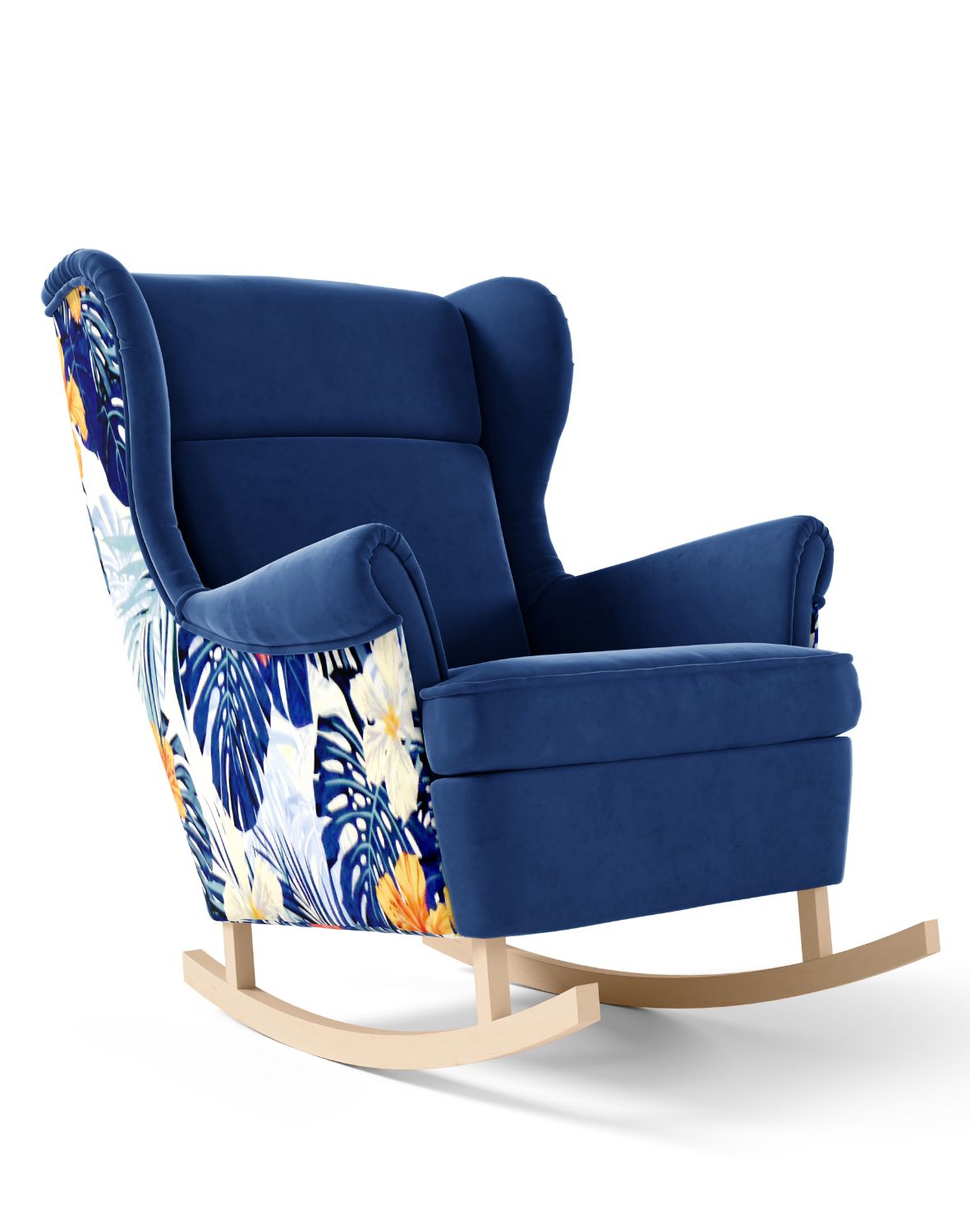 fotel bujany axel 195 niebieski