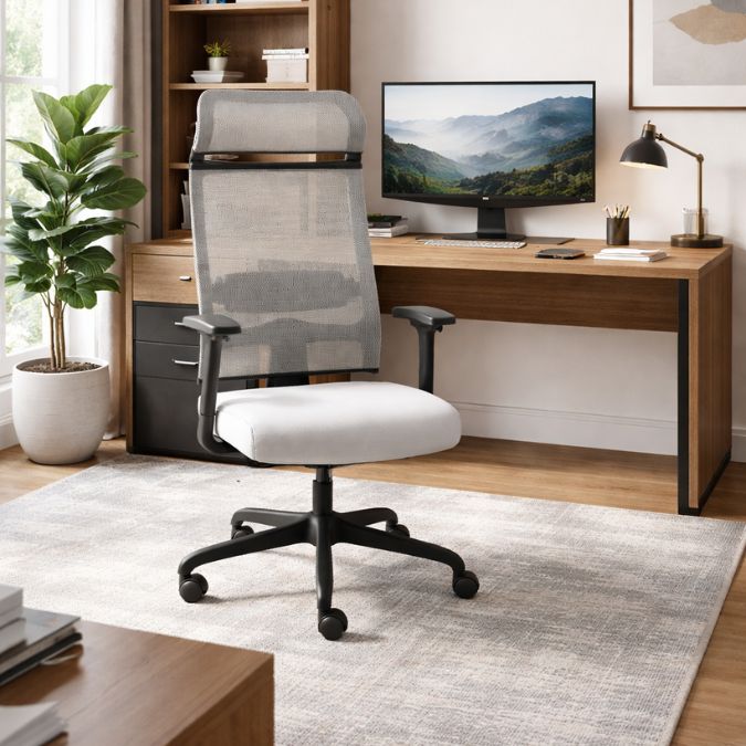 fotel ergofix tm06 szary