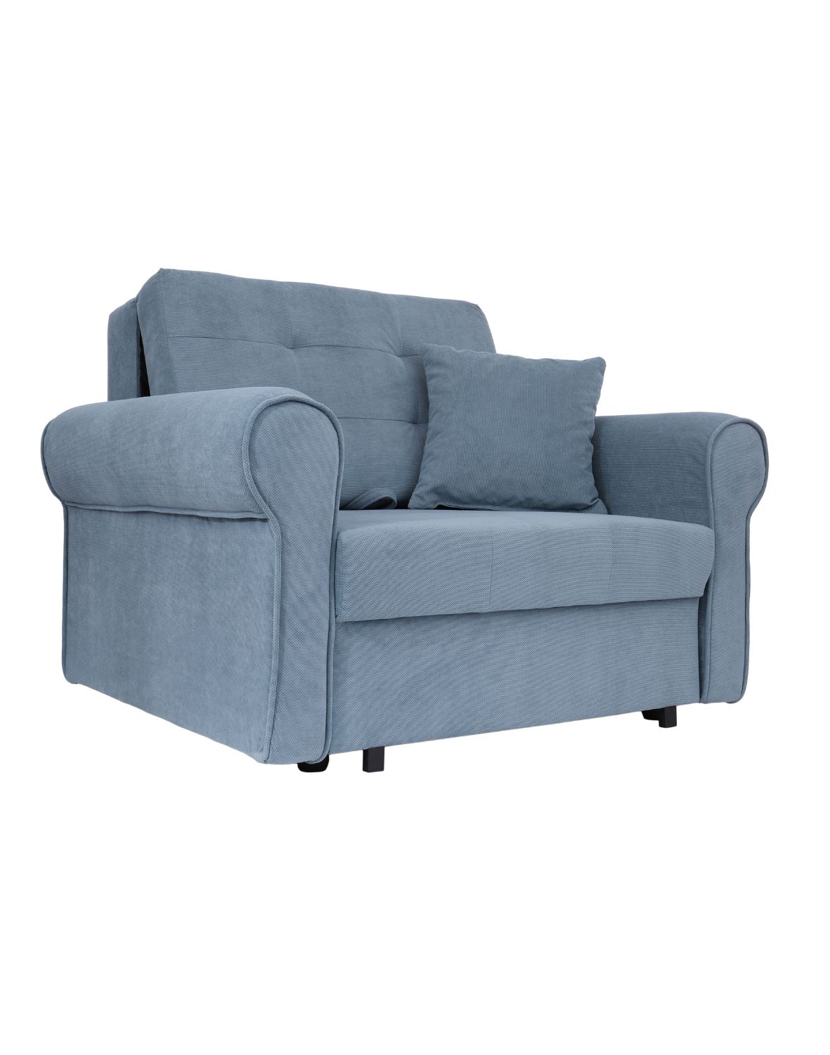 fotel rozkładany niebieski bil i pretty 20