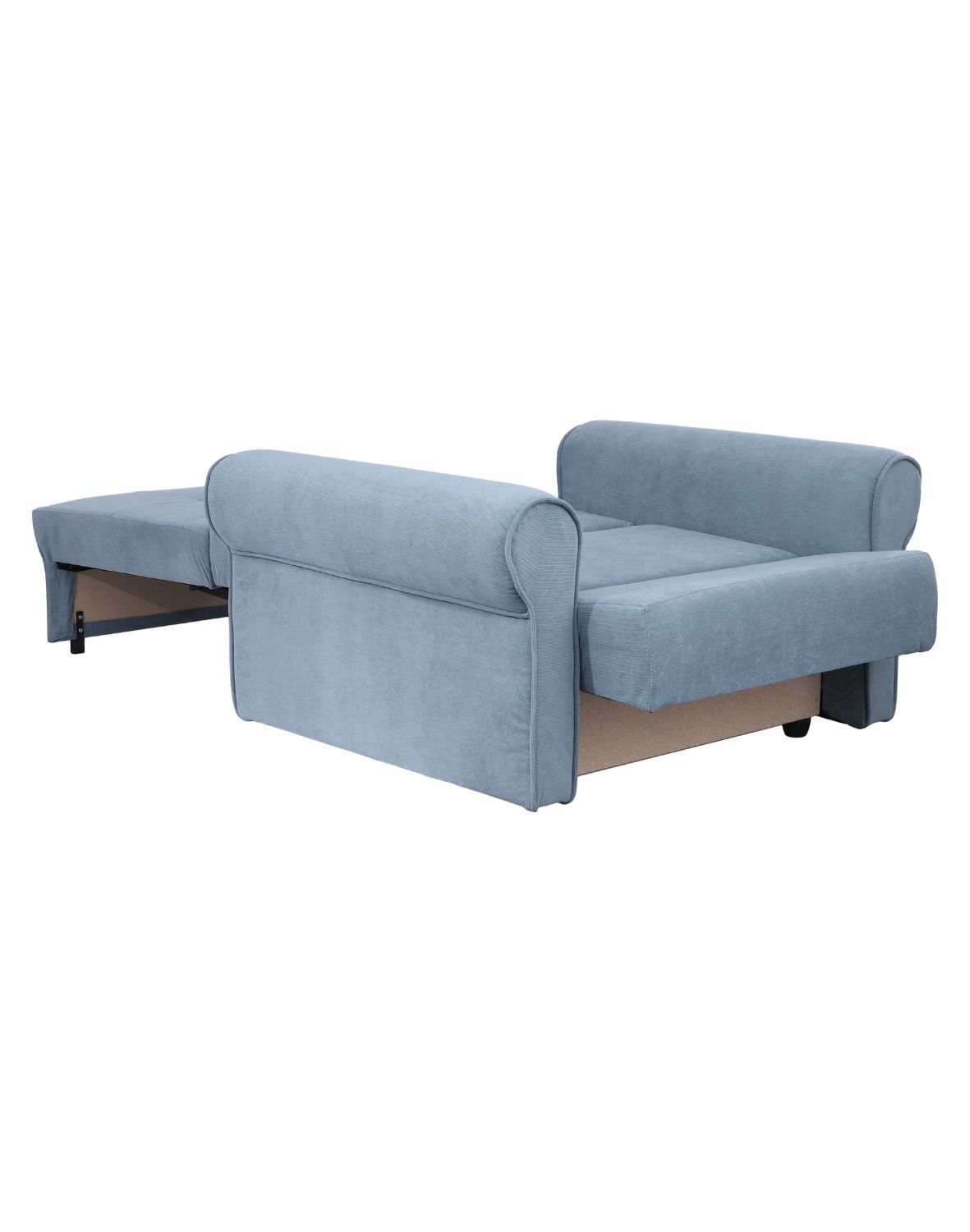 fotel rozkładany niebieski bil i pretty 20