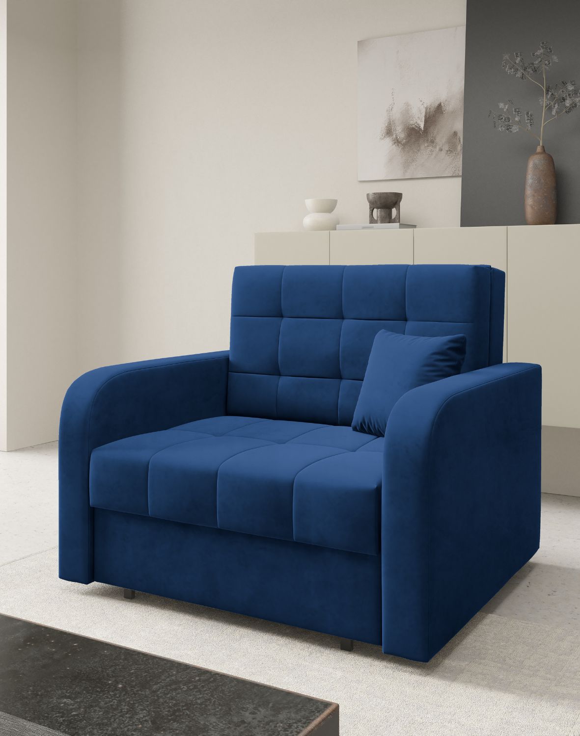 fotel rozkładany jednoosobowy haven 1