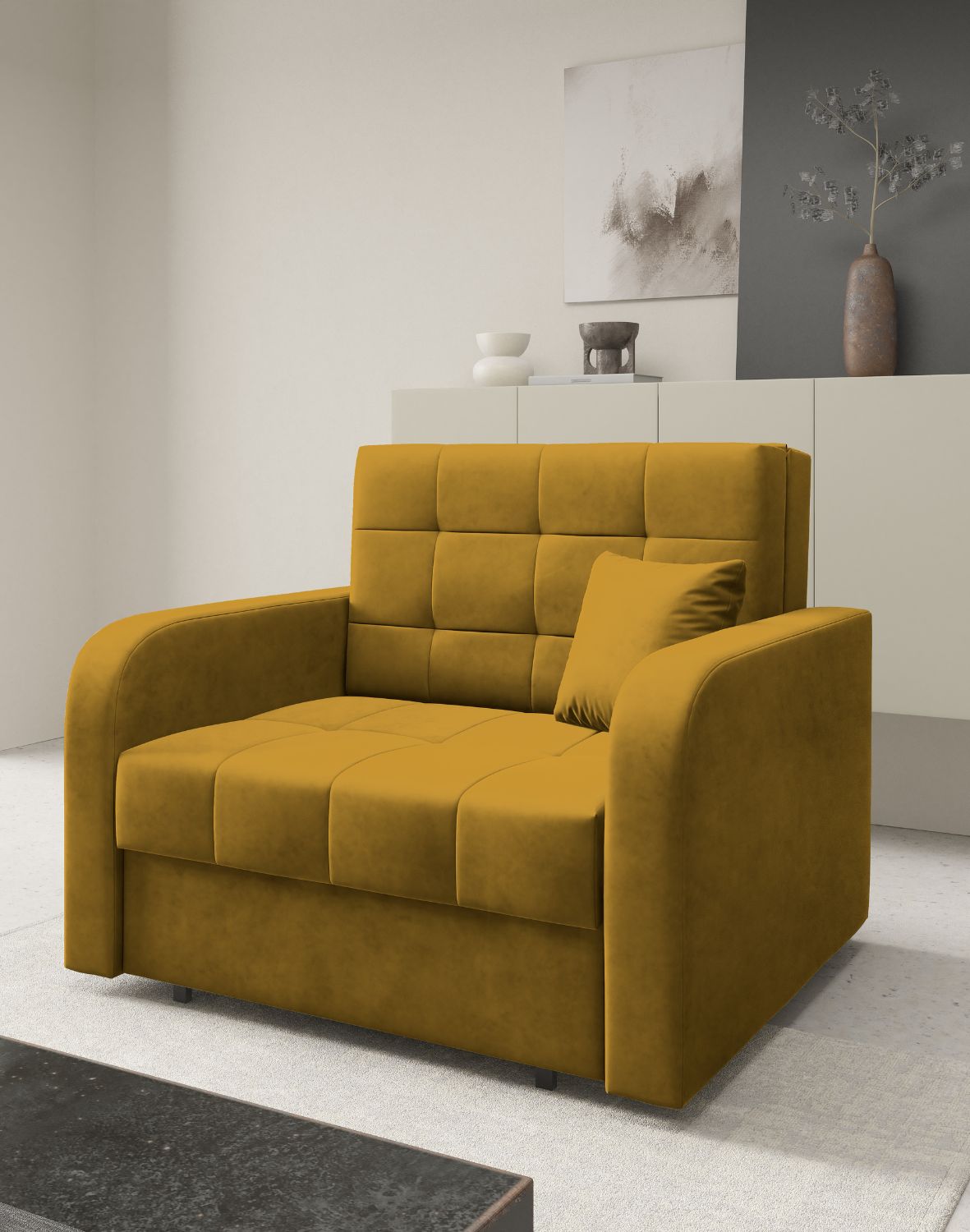 fotel rozkładany jednoosobowy haven 1