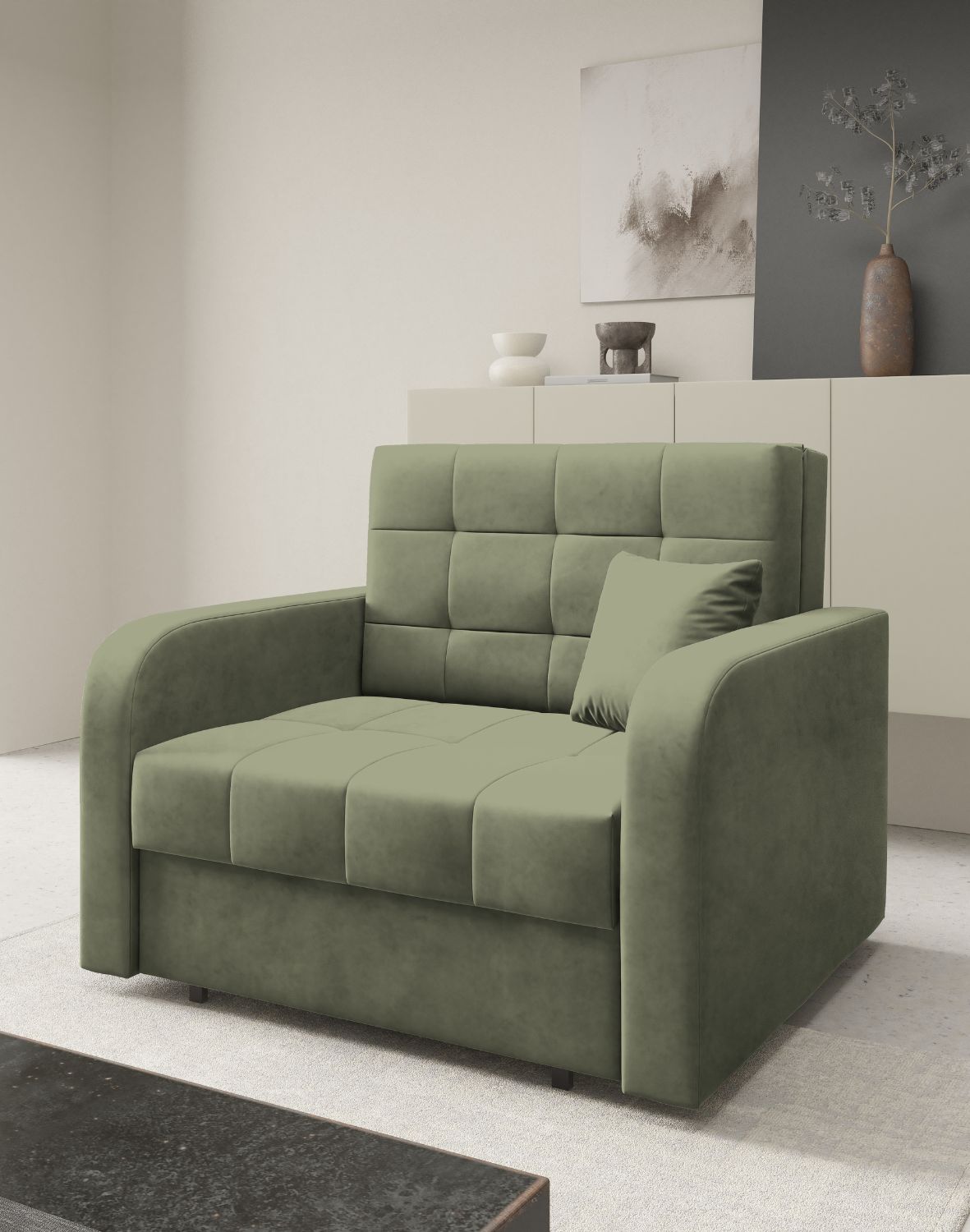 fotel rozkładany jednoosobowy haven 1