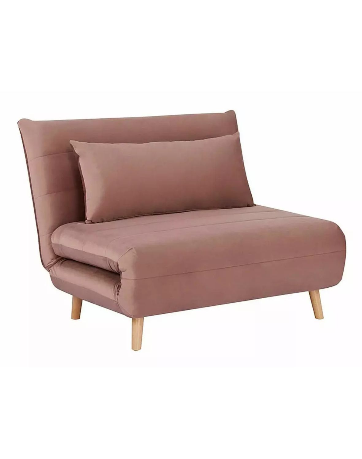 fotel rozkladany spike velvet antyczny roz