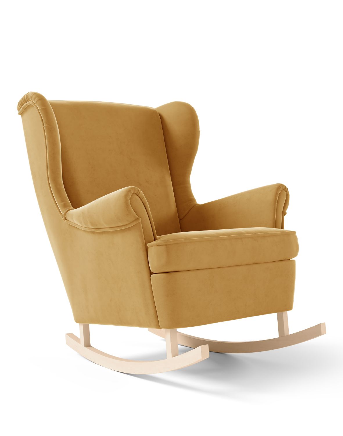 fotel uszak na płozach bujany