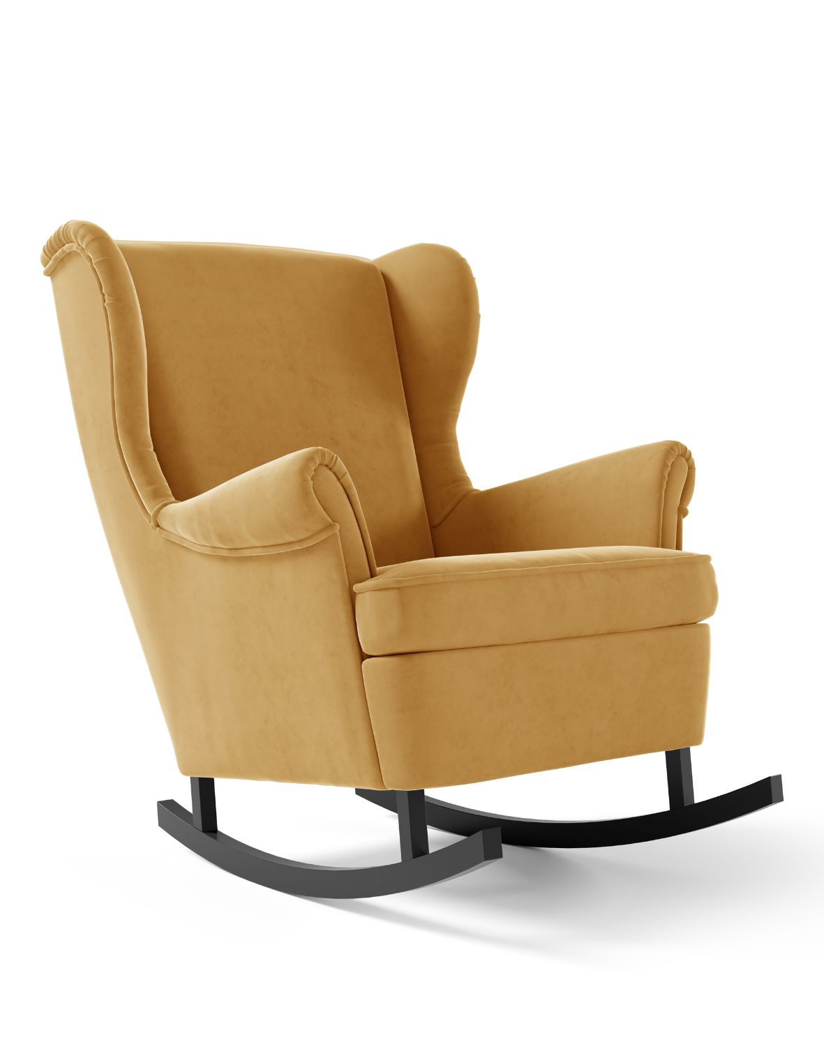 fotel uszak na płozach bujany