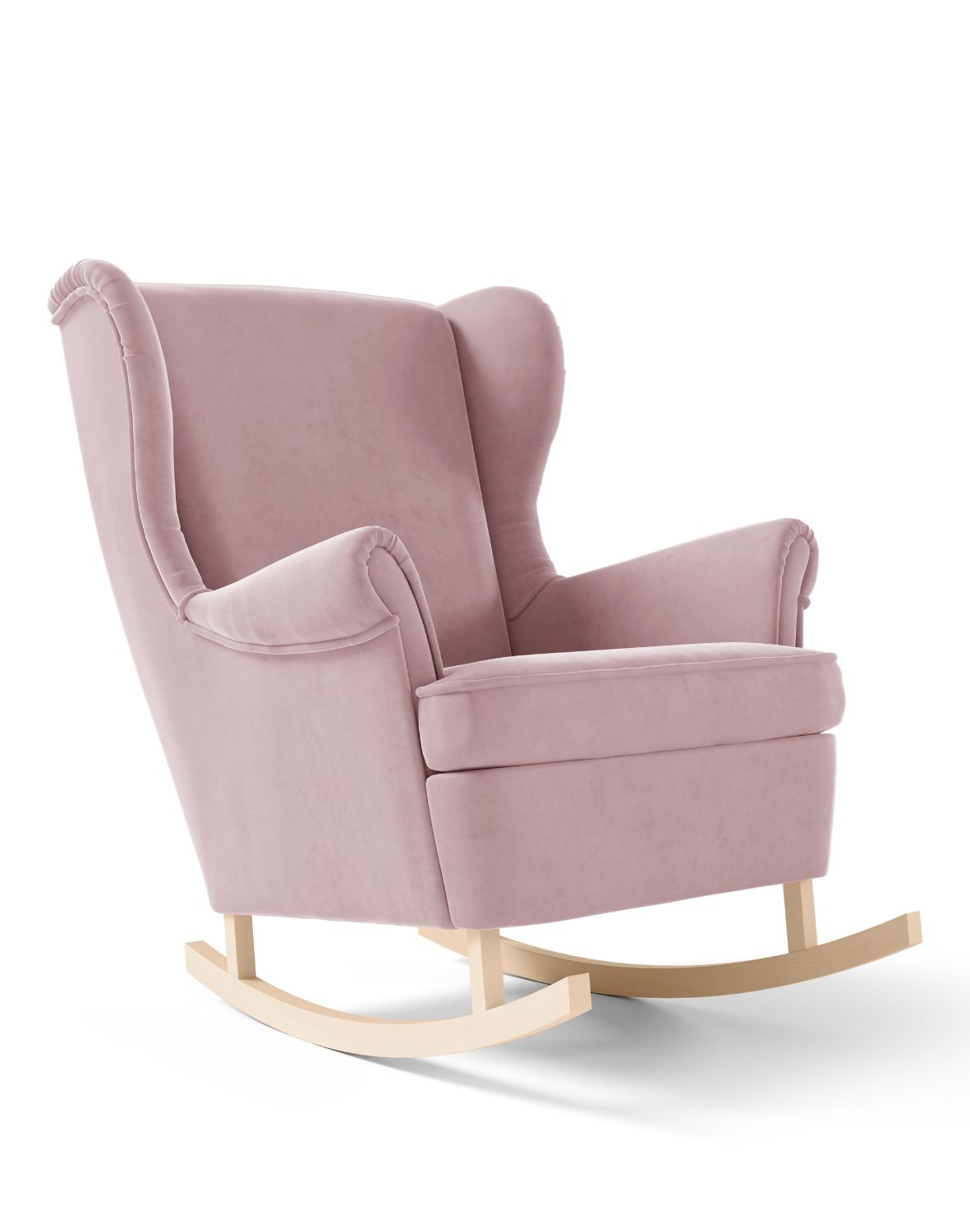 fotel uszak na płozach bujany