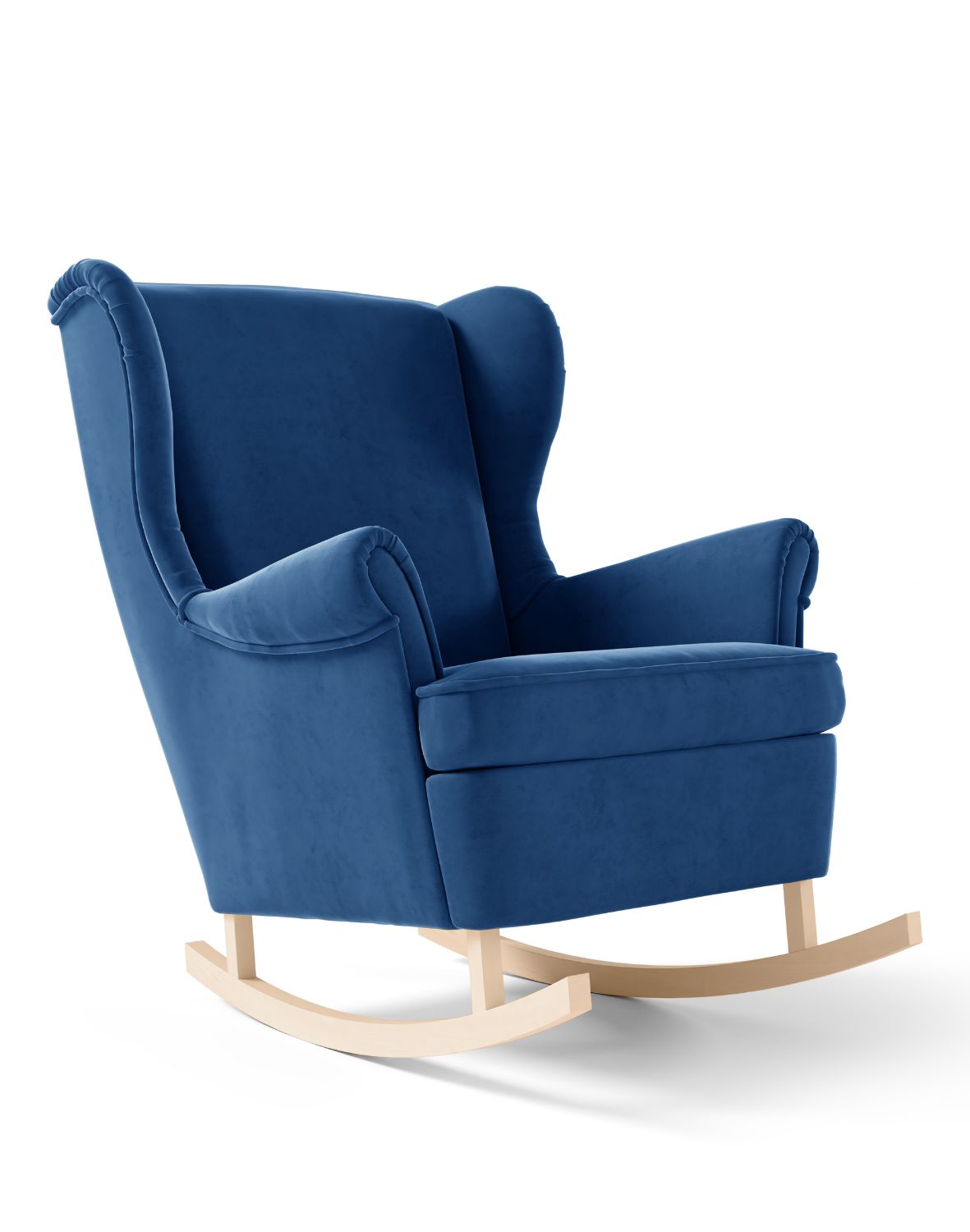 fotel uszak na płozach bujany