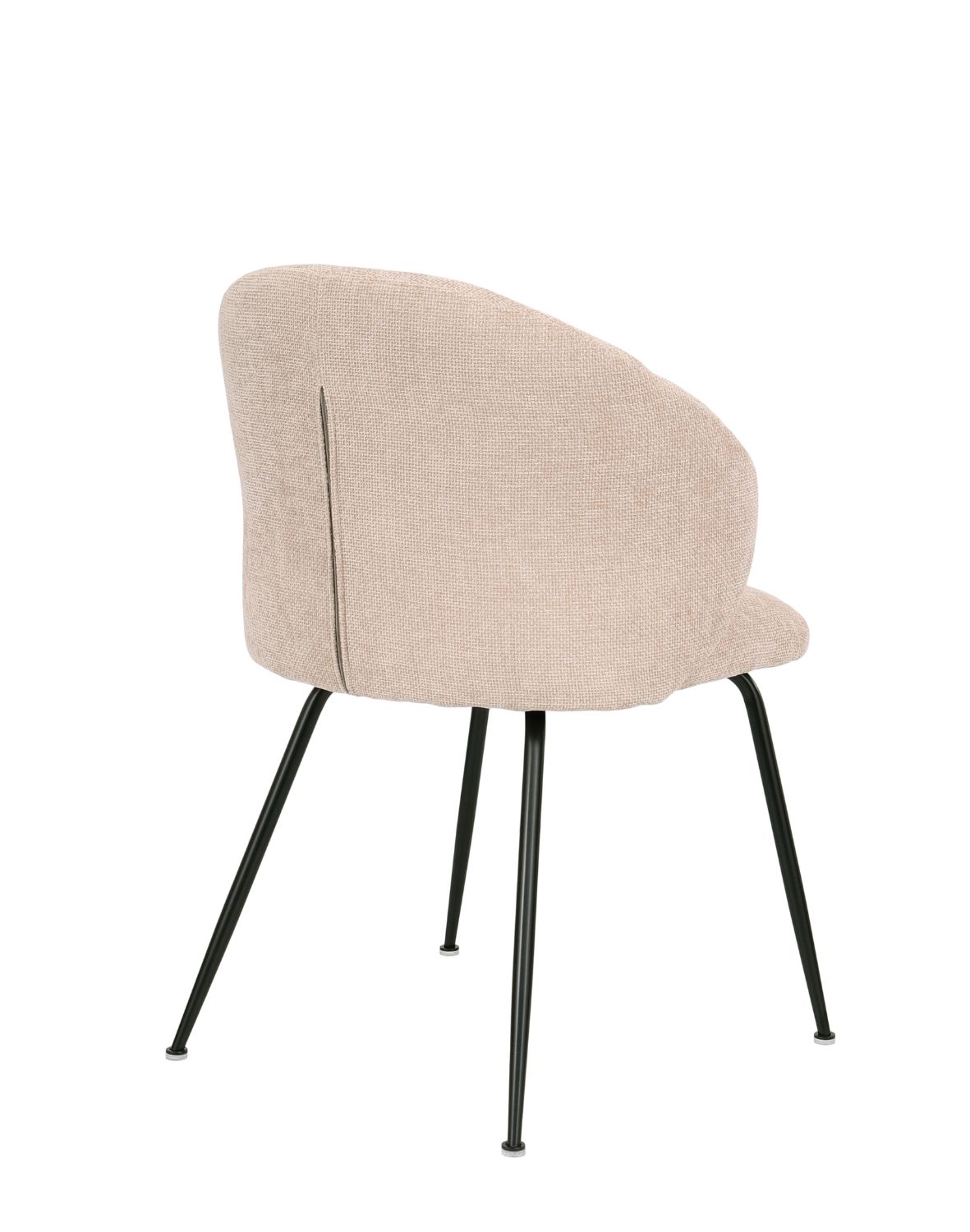 krzesło do jadalni ganta black, tkanina strukturalna beżowa (cd2302-3)