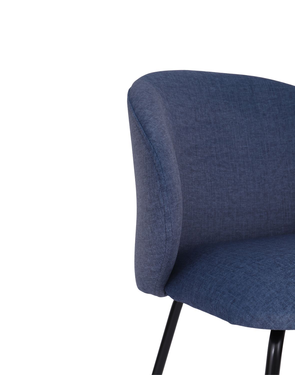 krzesło do jadalni ganta black, niebieskie