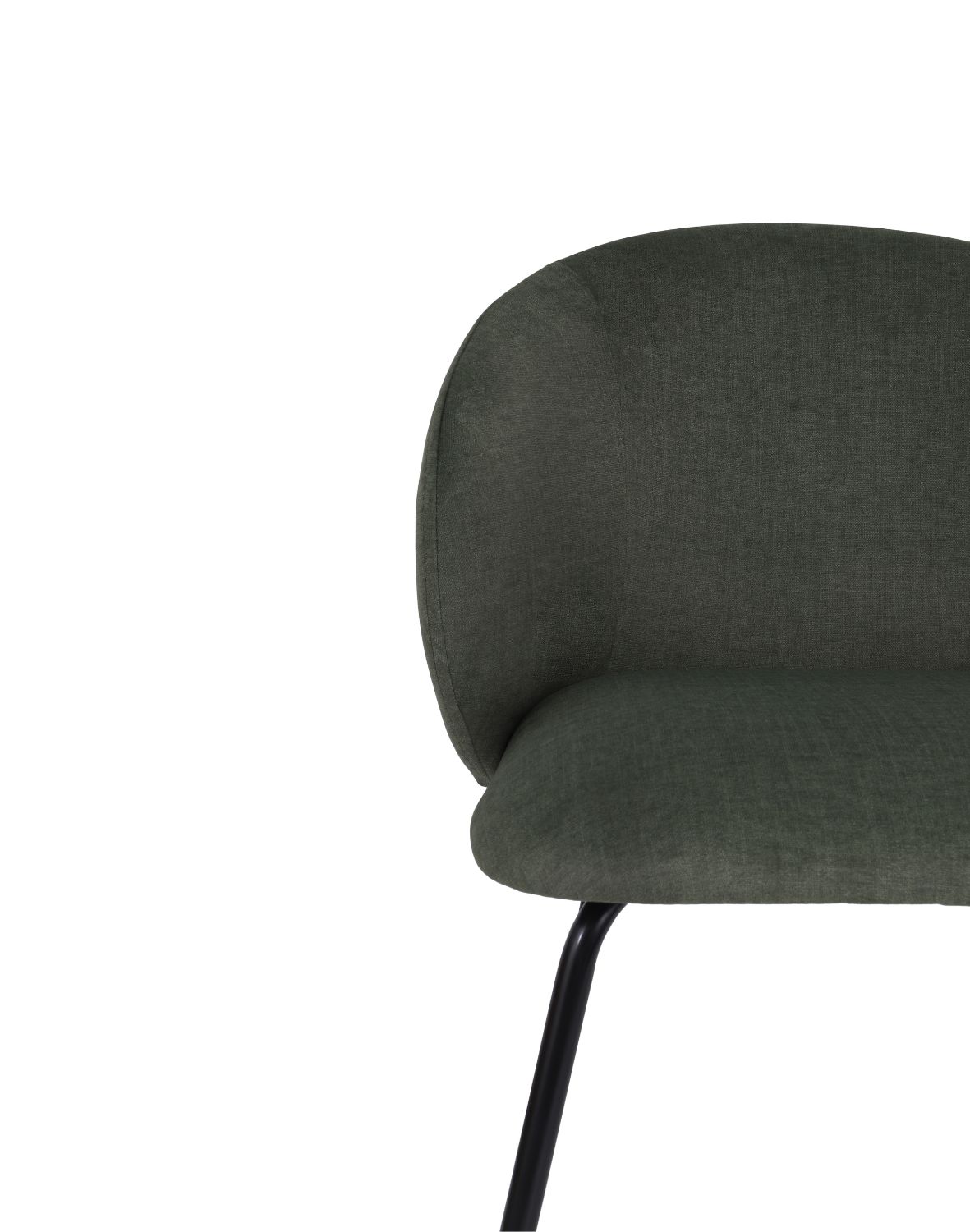 krzesło do jadalni ganta black, zielone