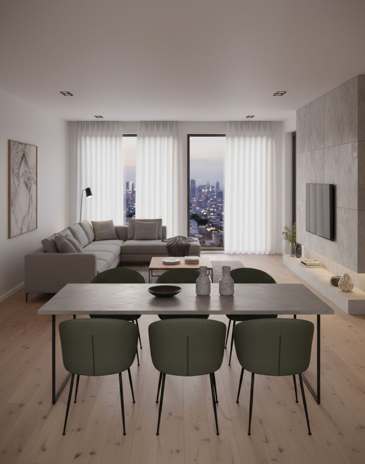 krzesło do jadalni ganta black, zielone