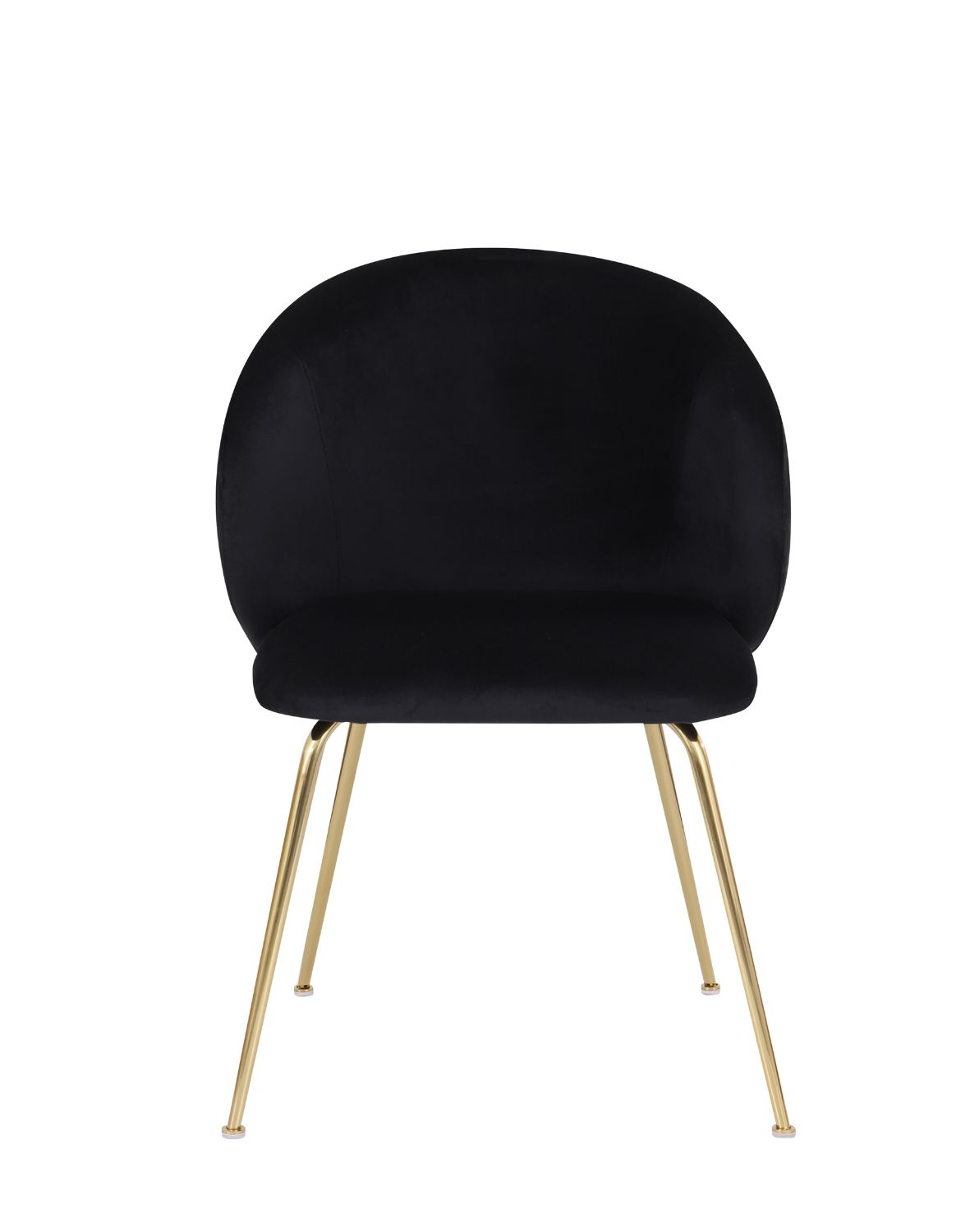 krzesło do jadalni ganta gold, czarny welwet
