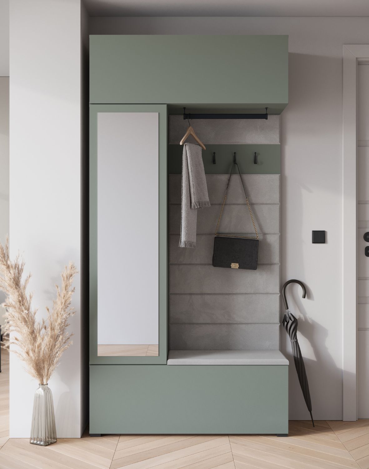 garderoba-tejo-mglisty-zielony