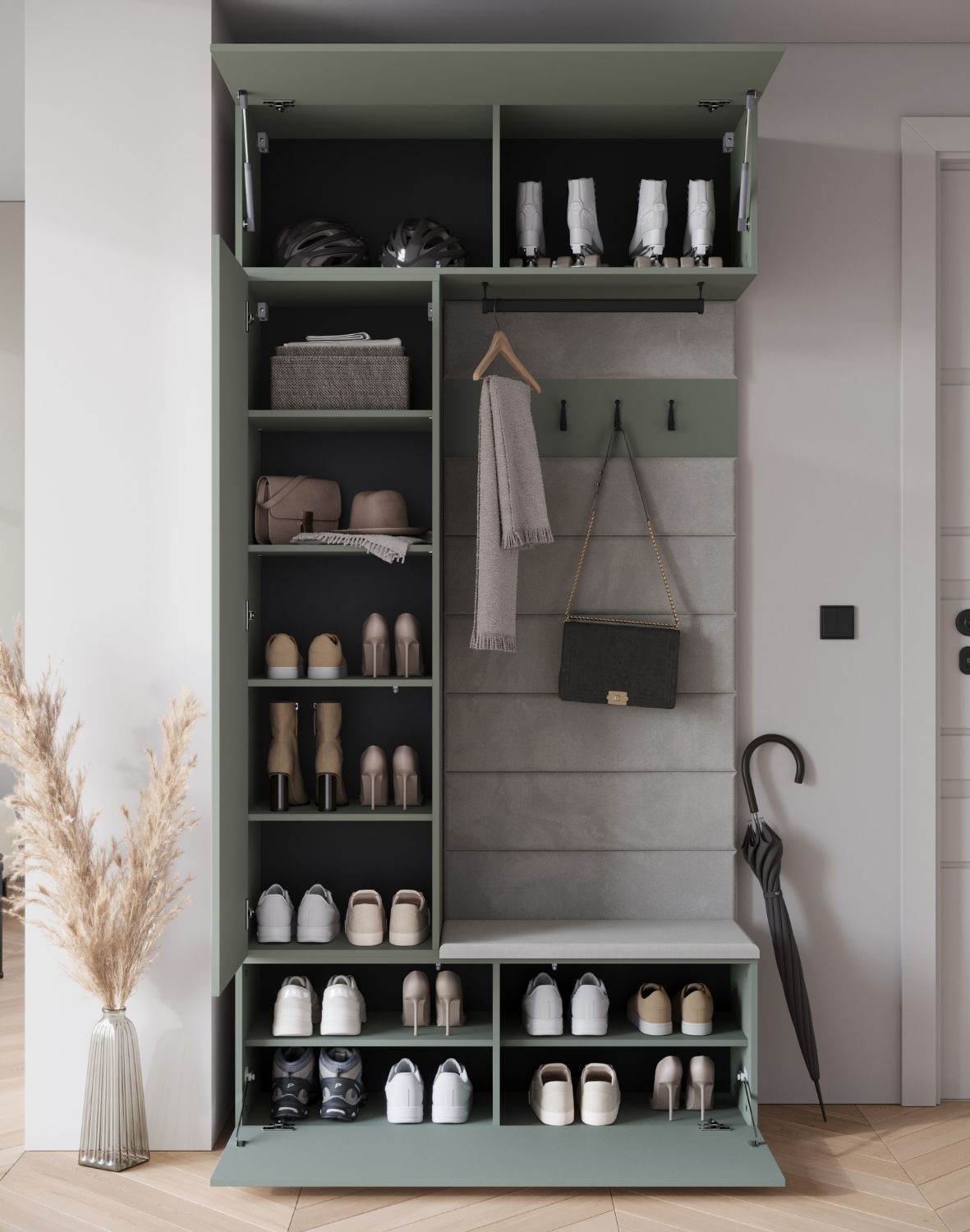 garderoba-tejo-mglisty-zielony