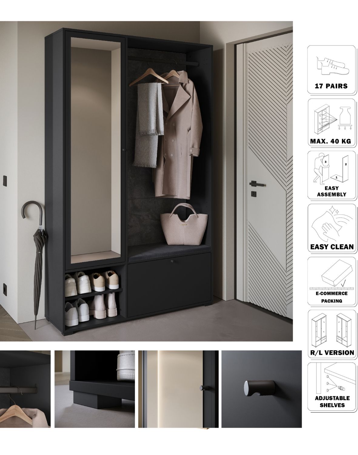 garderoba-z-siedziskiem-dino-czarna