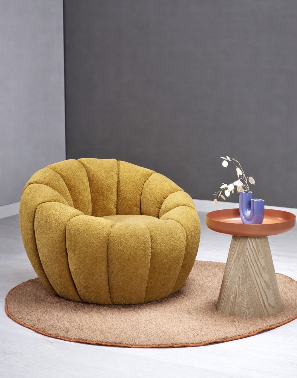 fotel wypoczynkowy gaspar 2, musztardowy