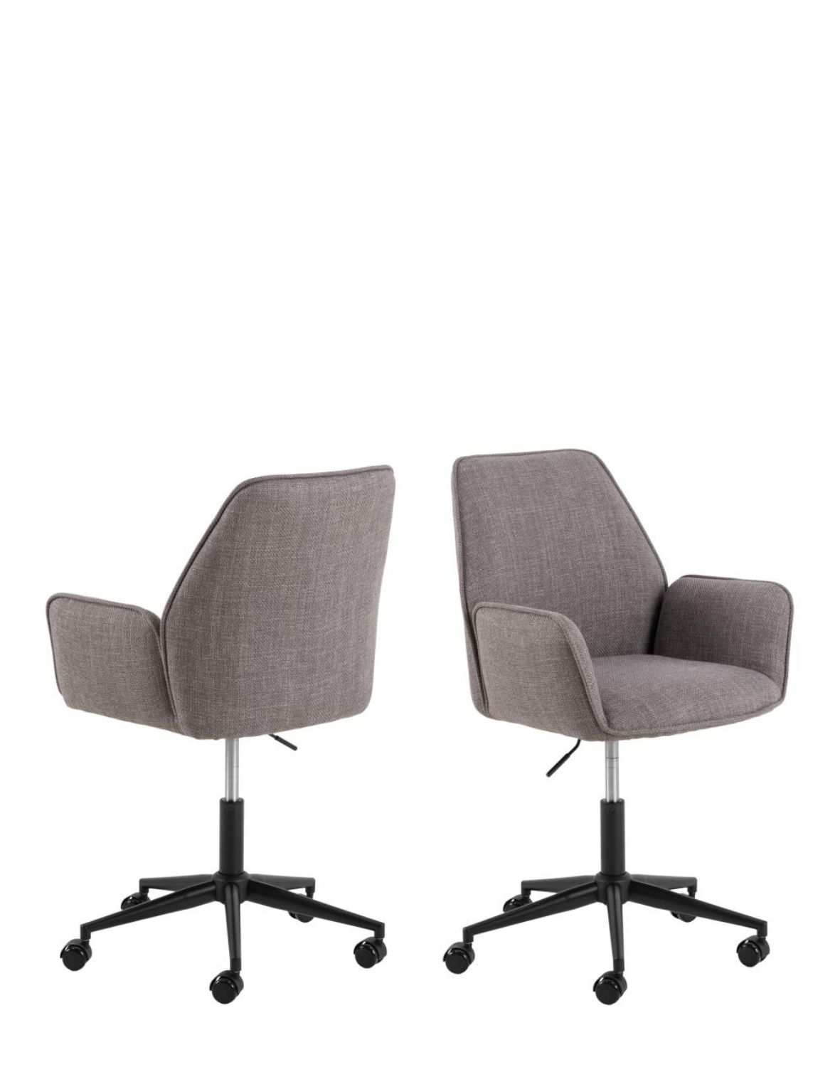 krzesło biurowe glenda z podłokietnikami, regulowane i obrotowe (108501)